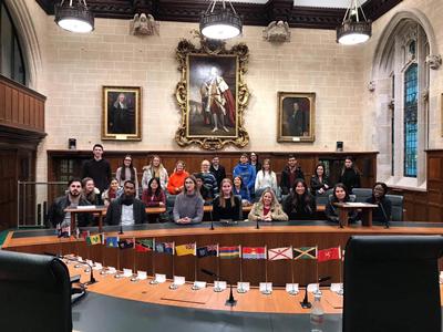 Students visit the Supreme Court