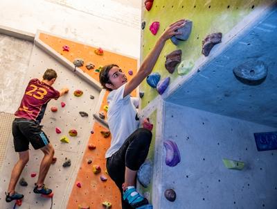 Bouldering wall