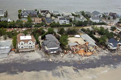 Coastal damage