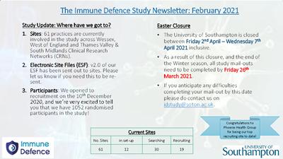 ID Study February 2021 News Letter