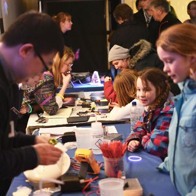 Children in Photon Shop