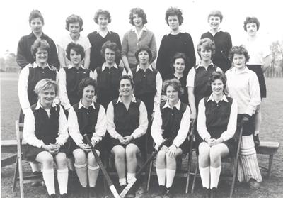 Ladies hockey team, 1961