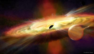 Black hole illustration