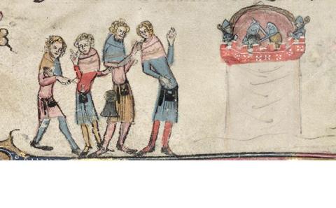 Image: A puppet show; Oxford, Bodle