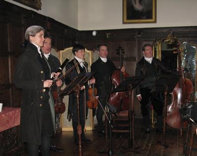 Filming at Chawton
