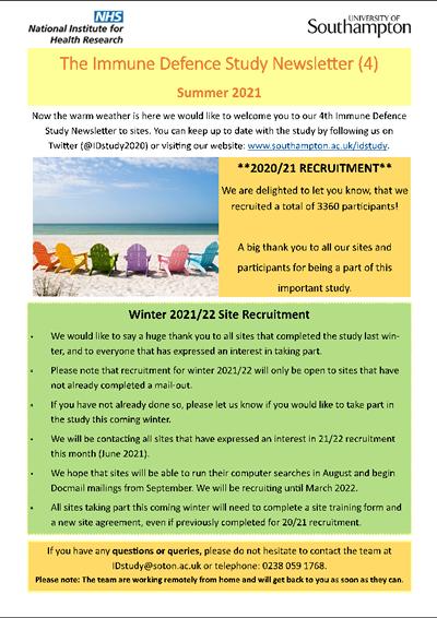 ID Study June 2021 Newsletter