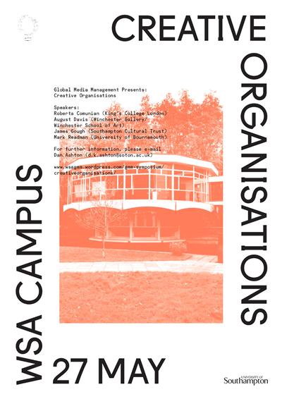 Creative Orgs Symposium poster