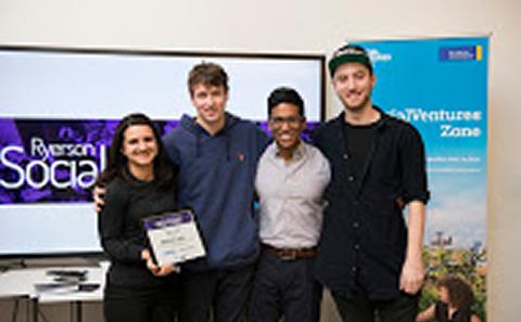 Lloyd Turner with his winning team 