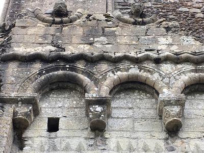 Arcading at Castle Rising, Norfolk