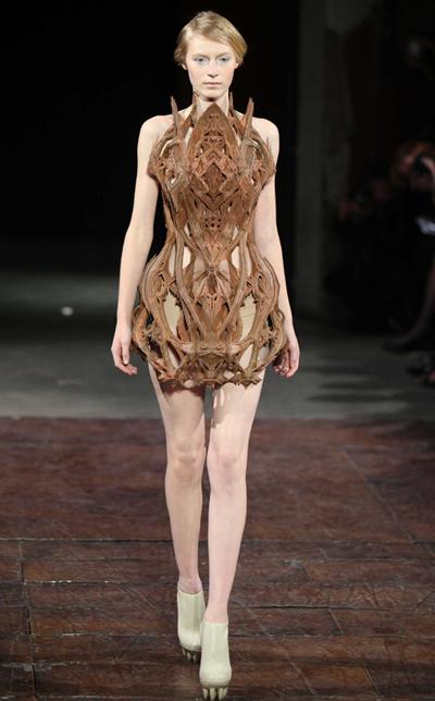 Woman in Luxury dress.