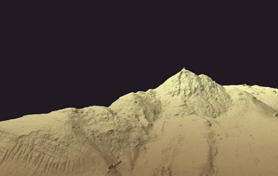 3D bathymetry of the Von Damm vent