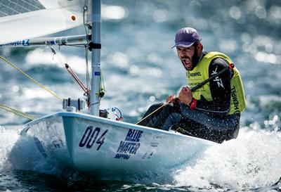 Pavlos Kontides sailing
