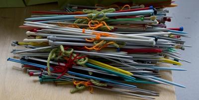 Knitting needles