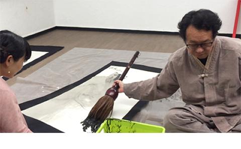 Zhang Qiang, calligrapher