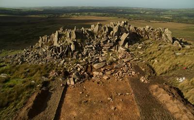 Quarry site at Carn Goedog, Wales