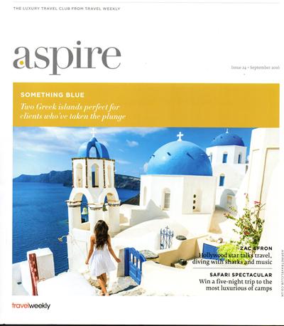 Aspire magazine cover