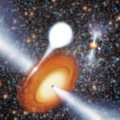 Black hole, artist impression.