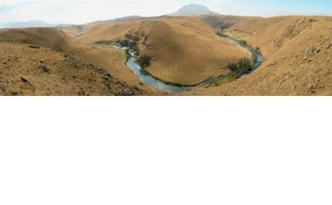 The Mooi River gorge, South Africa
