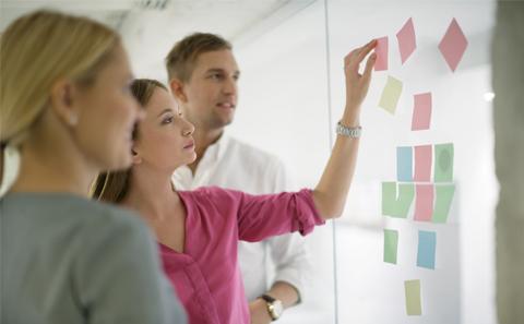 business people working