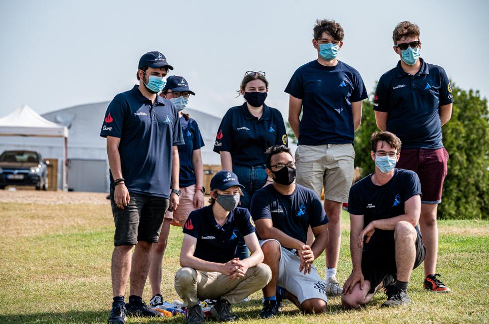 Formula student team at Silverstone