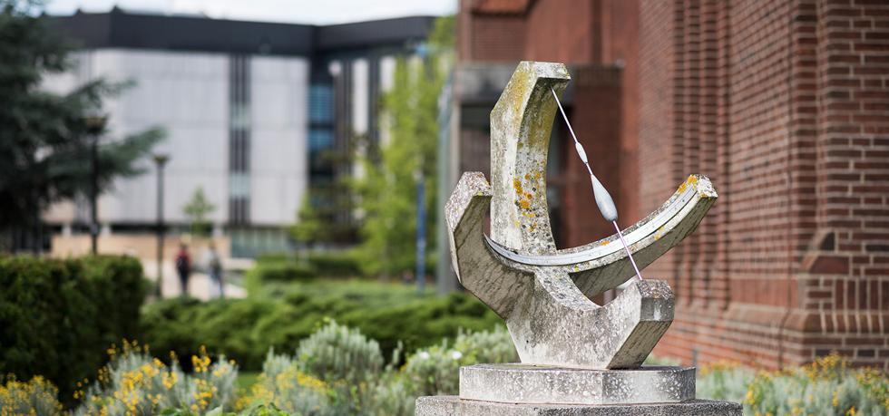 Professor Peter Morice, Sundial. Credit Thierry Bal