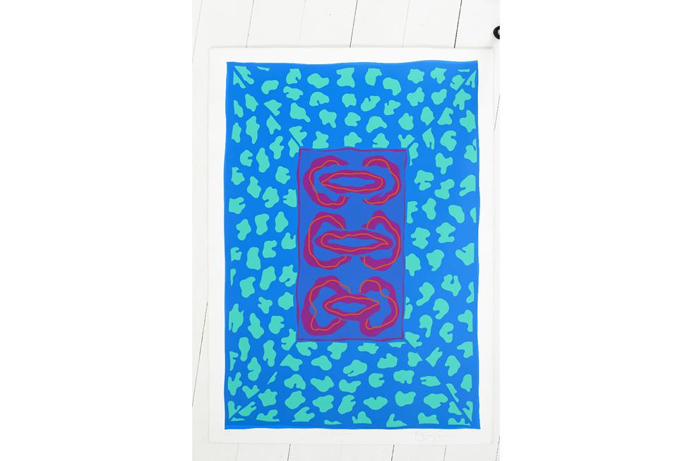 25. 'O' Factory AP 2of10 Screen print 30 x 41.5 1972 Roxy Bias Set