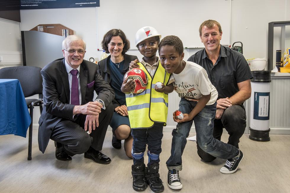 Dignitaries with Phelan