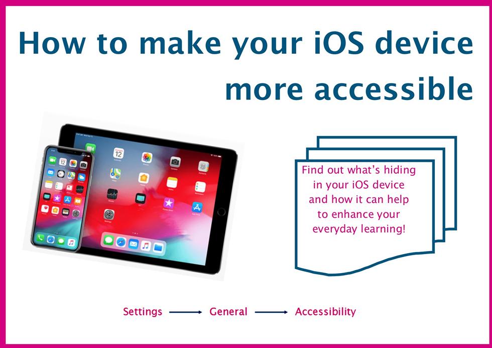 How to make your iOS device more accessible