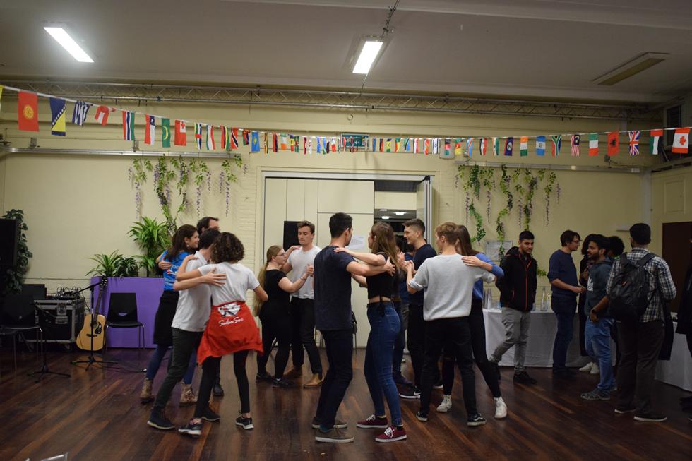 Salsa society performing Rueda routine