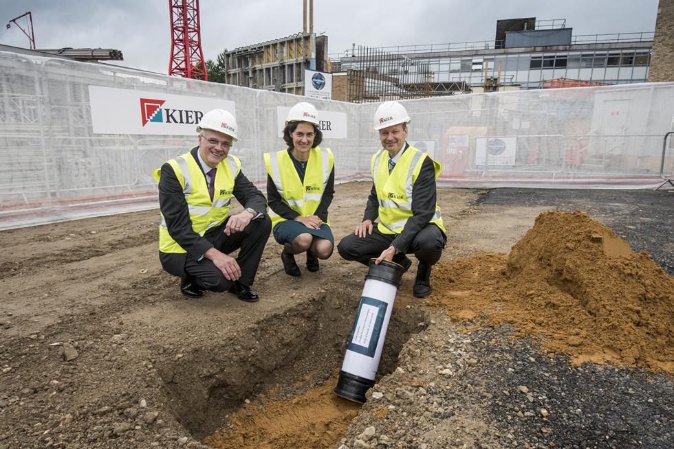 Sir Christopher Snowden, Fiona Dalton and Prof Tim Elliott