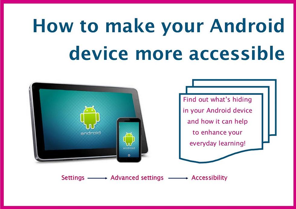 How to make your Android device more accessible