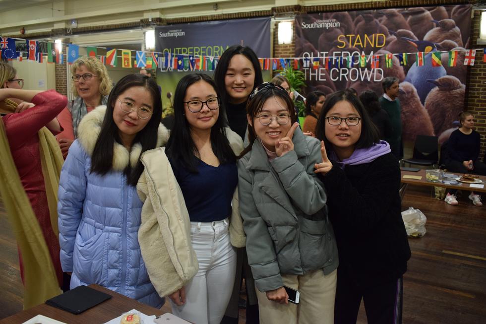 Students enjoying the performances