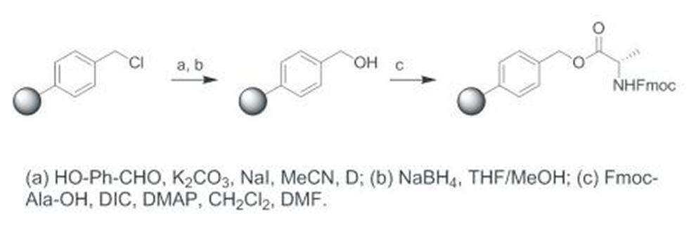 Reaction scheme. N. J. Wells, PhD Thesis, University of Southampton, 2002.