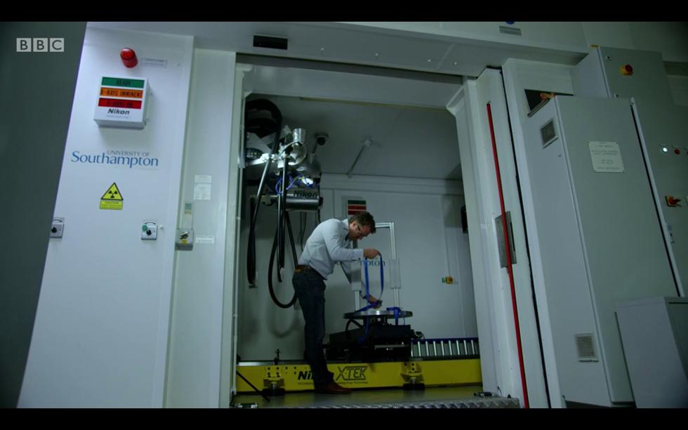 µ-VIS X-Ray Imaging Centre on 'Attenborough and the Sea Dragon'