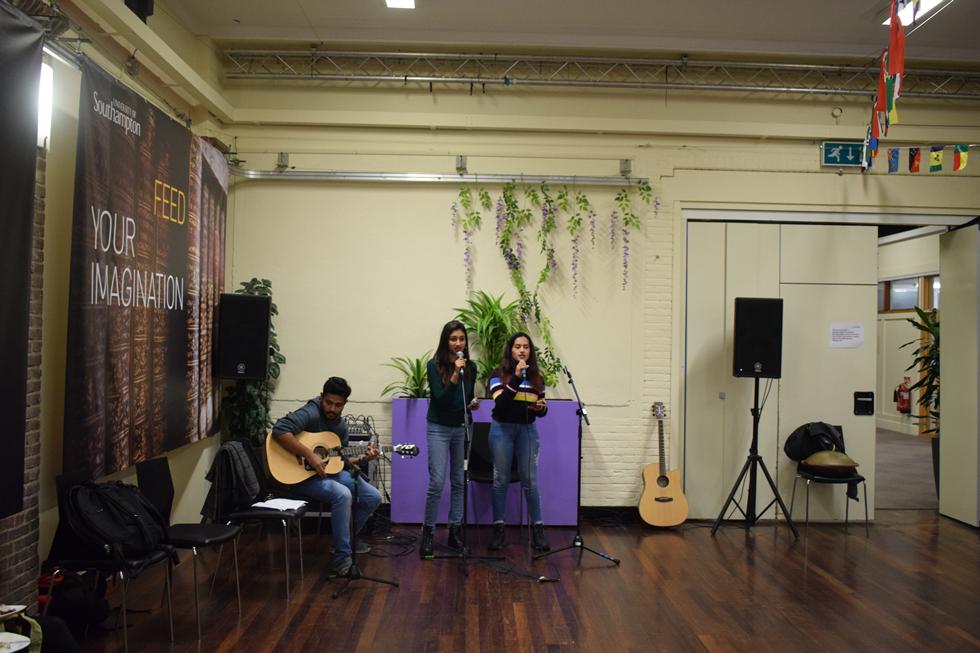 Vocal performance with guitar