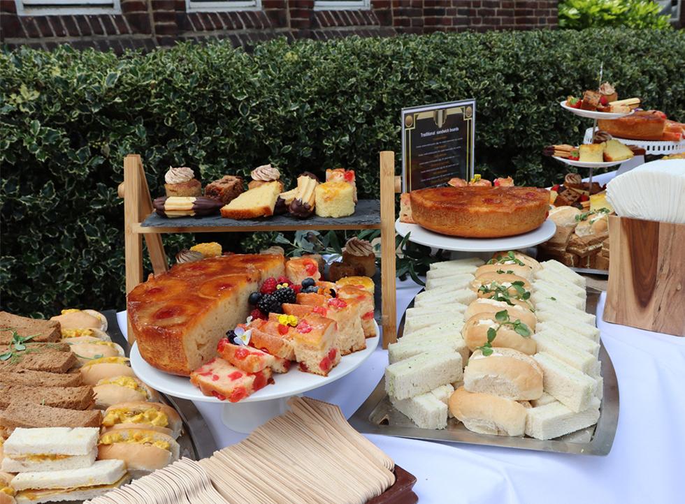 Gorgeous high tea laid out ready for feasting