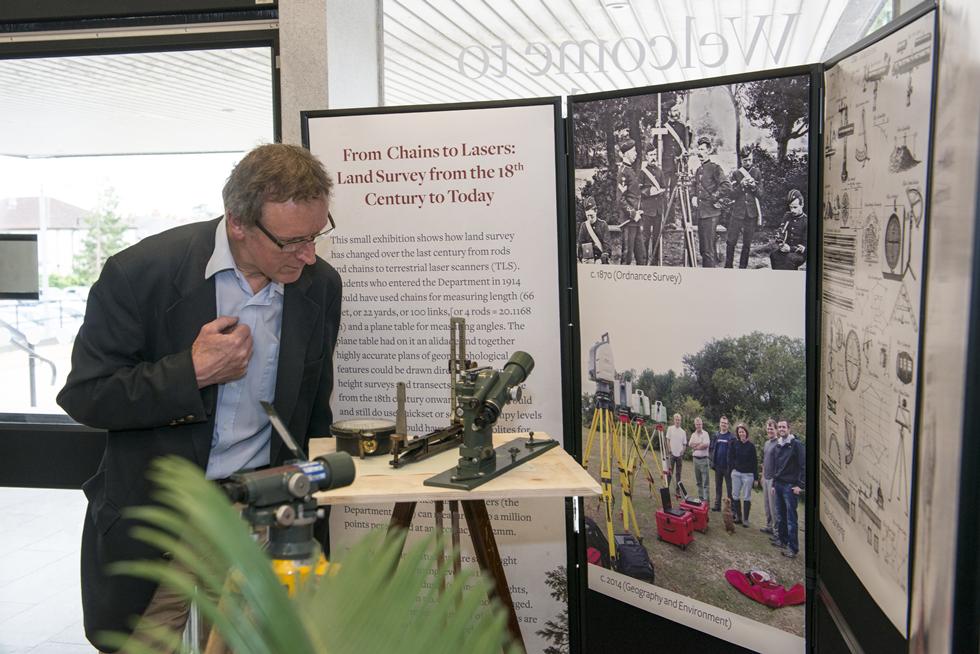 Display of old and new equipment