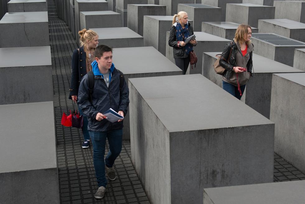 Visiting the Field of Stelae in Berlin