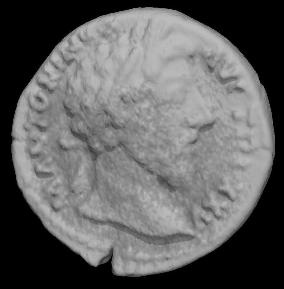 Figure 3b - Coin emperor Marcus Aurelius (AD161-180)