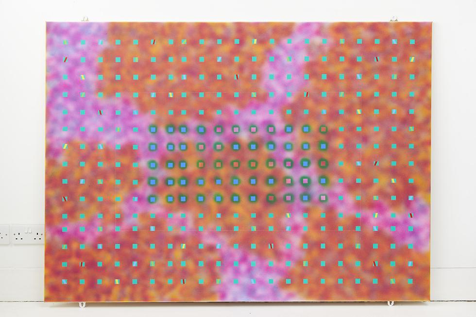 01. Carnival II 48 x 66in acrylic on canvas 2001