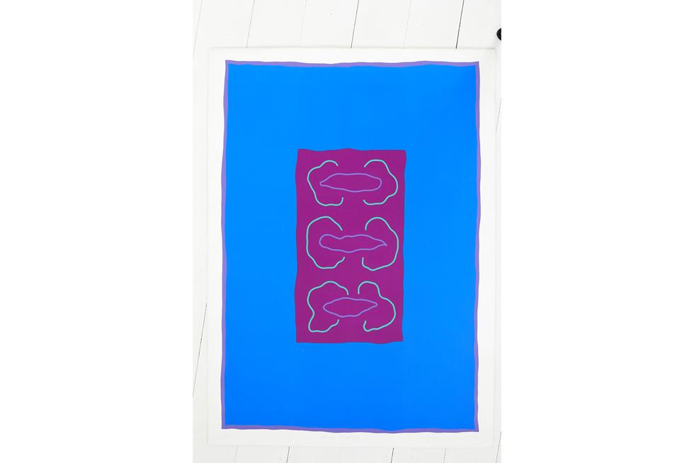 22. Erase Function AP Screen print 30 x 41.5 1972 Roxy Bias Set