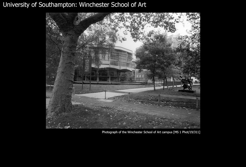 Image #27a: Winchester School of Art
