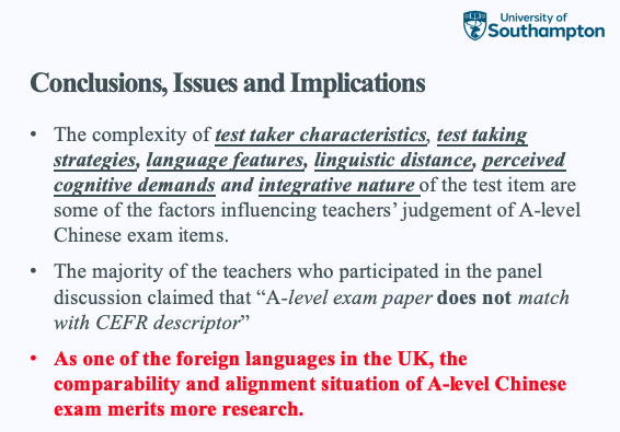 Conclusion of the report