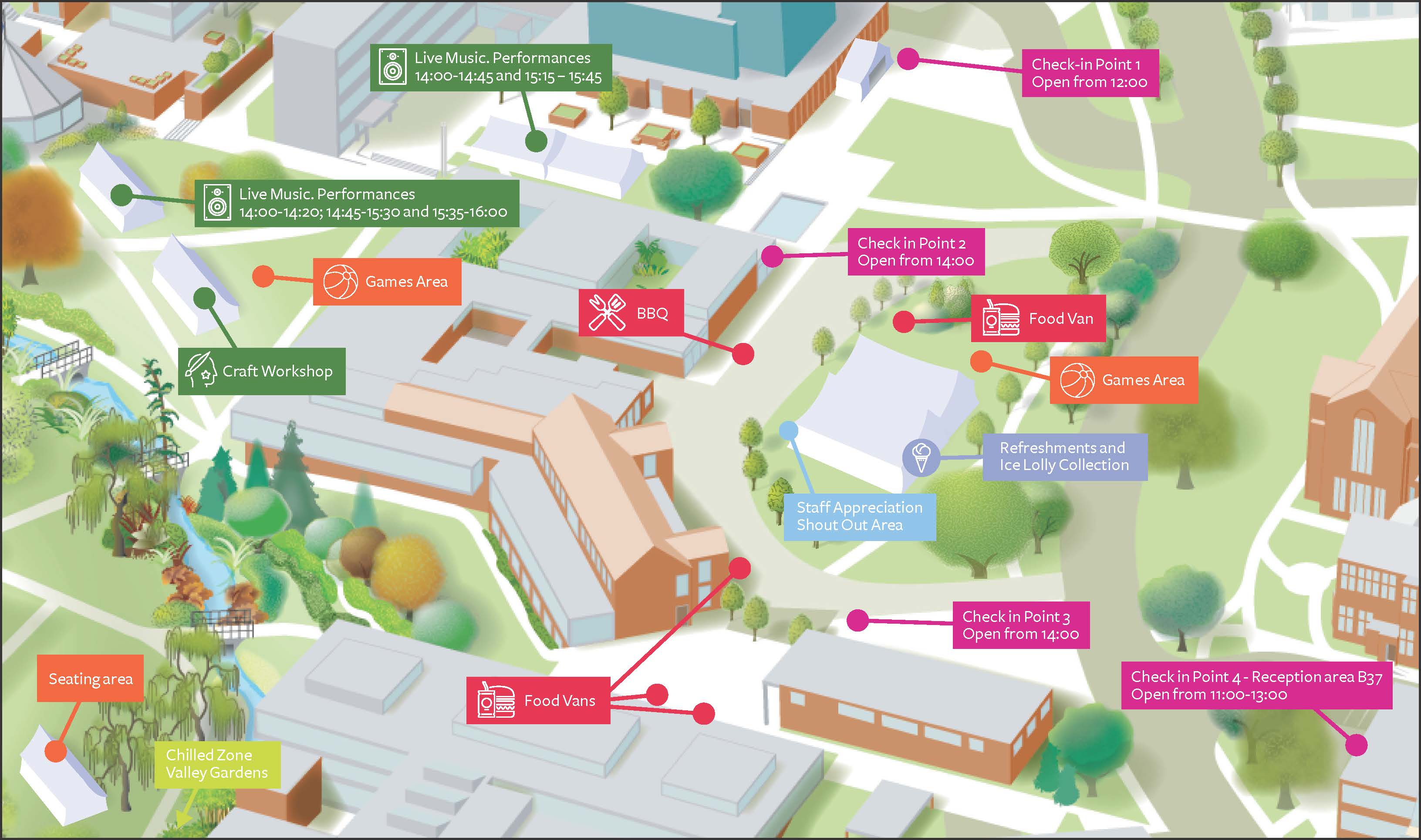 Staff Party Map