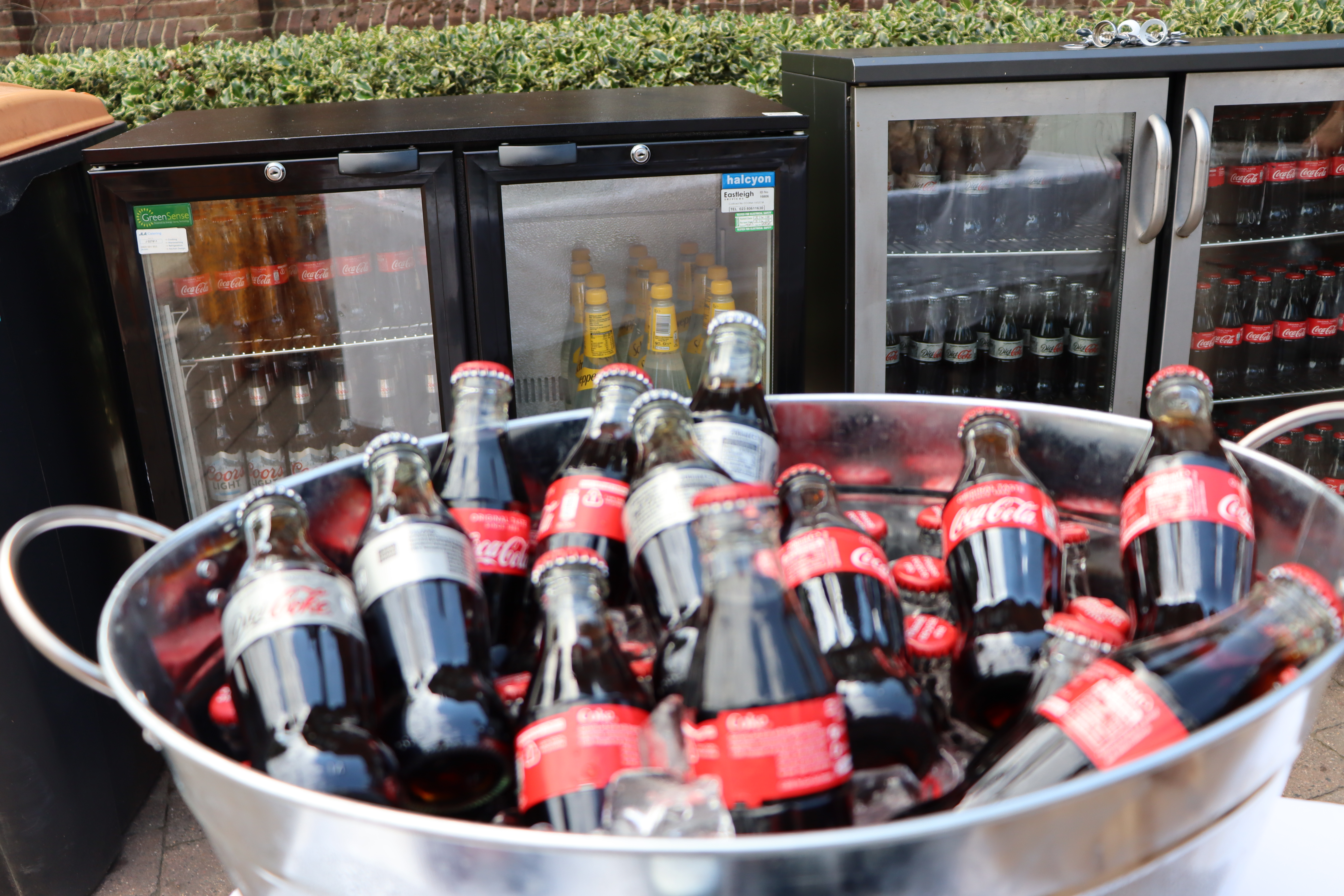 Bottles of drink