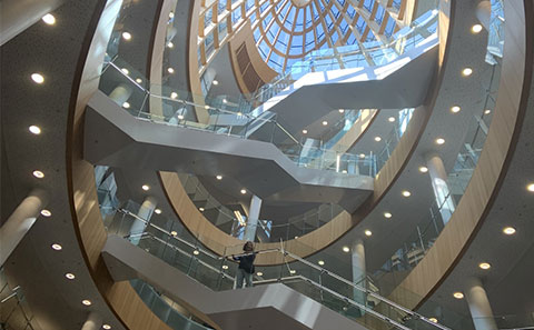 Spiralling staircase