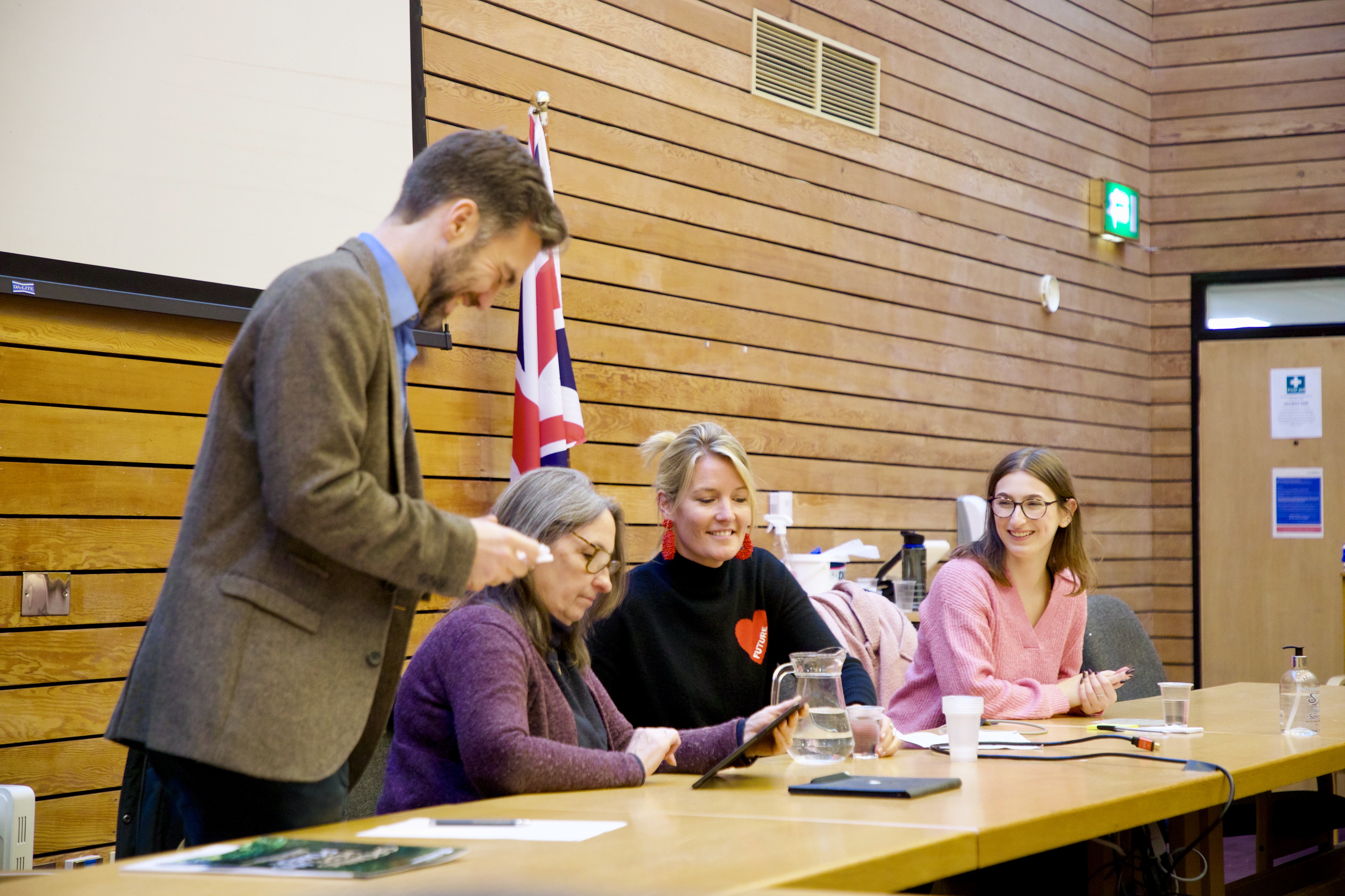Speakers talking