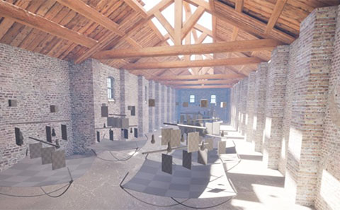 Explorable VR art exhibition