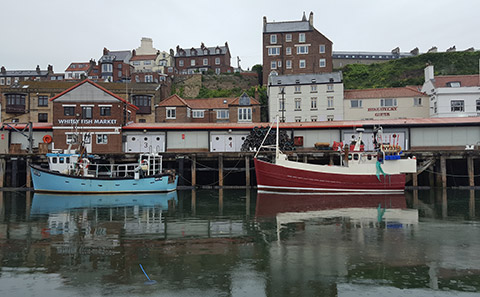 Fishing boats at Whitby