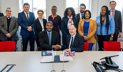 BVI Premier with Southampton's VC.